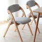 Contemporary Wood Dining Chairs Open Back Dining Side Furniture in Matte Finish for Home