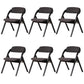 Contemporary Wood Dining Chairs Open Back Dining Side Furniture in Matte Finish for Home