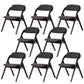 Contemporary Wood Dining Chairs Open Back Dining Side Furniture in Matte Finish for Home