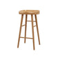 Modern 1/5/6/11 Pieces Bar Table Set Rectangle Pine Wood Counter Table with High Stools Wood 30"H Stool (Single) Clearhalo 'Bar Furniture' 'furn' 'furn_home_bar_bar_sets' 'Furniture' 'Home Bars & Bar Sets' 'home_bar_bar_sets' 'Kitchen & Dining Furniture' 5360348