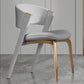 Modern Faux Leather Dining Chair Open Back Dining Side Furniture in Matte Finish Clearhalo 'Dining Chairs' 'Dining Tables & Seating' 'dining_chair' 'furn' 'furn_dining_chair' 'Furniture' 'Kitchen & Dining Furniture' 5360377