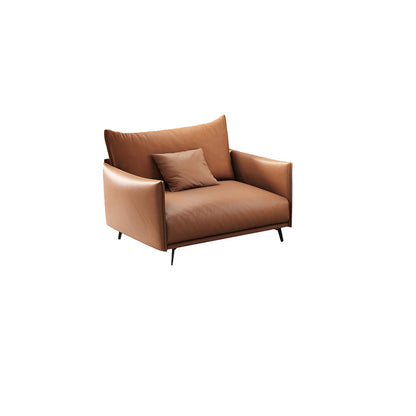 Sofá estándar de sofá de brazo de esmoquin contemporáneo con 2 almohadas para sala de estar