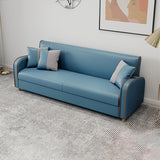 Canapé de bras incliné en faux cuir résistant aux taches canapé standard contemporain