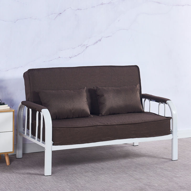 Sofá conevantable con sueño lavable con brazo cuadrado de lino con lino