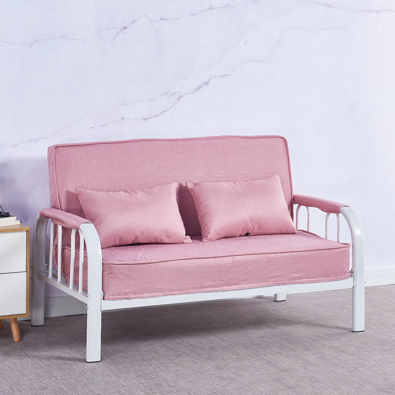 Sofá conevantable con sueño lavable con brazo cuadrado de lino con lino