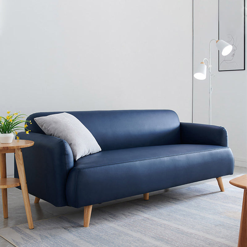 Divano a braccio incasso in pelle finta divano standard contemporaneo, 31,49 "w