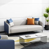 28.34 "H Genuine in pelle in pelle divano braccio di divano contemporaneo standard