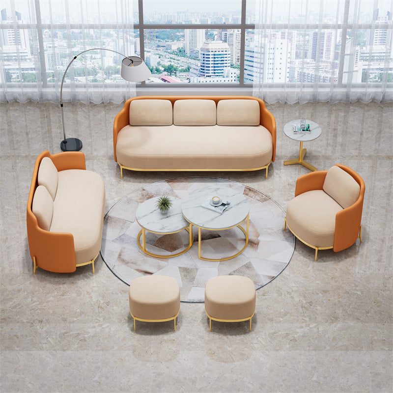 31.88" H Recessed Arm Sofa Contemporary Standard Sofa for Apartment