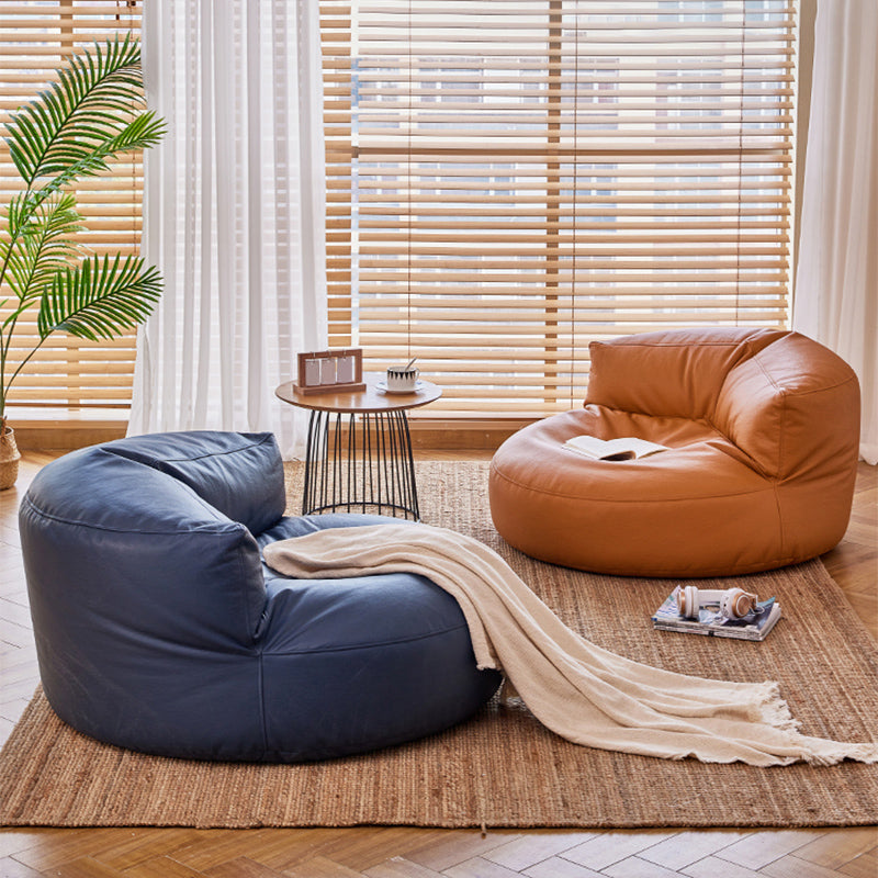 35,43 "l x 39.37" w x 19,68 "Hux sedia a braccia in pelle per soggiorno per soggiorno