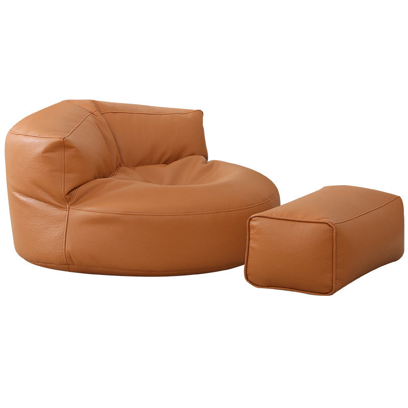 35,43 "l x 39.37" w x 19,68 "Hux sedia a braccia in pelle per soggiorno per soggiorno