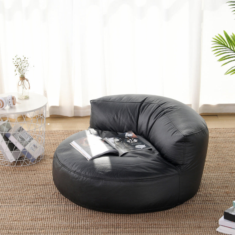 35,43 "l x 39.37" w x 19,68 "Hux sedia a braccia in pelle per soggiorno per soggiorno