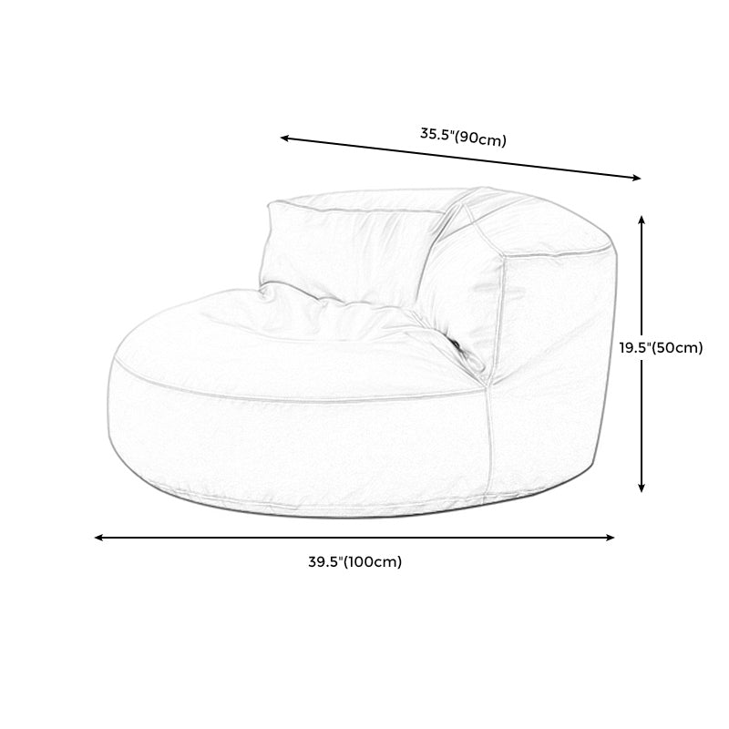 35,43 "l x 39.37" w x 19,68 "Hux sedia a braccia in pelle per soggiorno per soggiorno