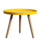 3 Legs Base Design Density Board  End Table with Round Side Table