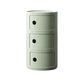 Dia 12.6-Inch Contemporary Plastic Bedside Cabinet 2/3/4-door Nightstand 13"L x 13"W x 23"H Green Clearhalo 'Bedroom Furniture' 'furn' 'furn_night_stand' 'Furniture' 'night_stand' 'Nightstands' 5361814