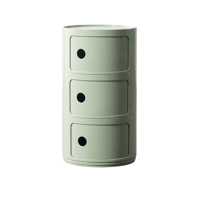 Dia 12.6-Inch Contemporary Plastic Bedside Cabinet 2/3/4-door Nightstand 13"L x 13"W x 23"H Green Clearhalo 'Bedroom Furniture' 'furn' 'furn_night_stand' 'Furniture' 'night_stand' 'Nightstands' 5361814