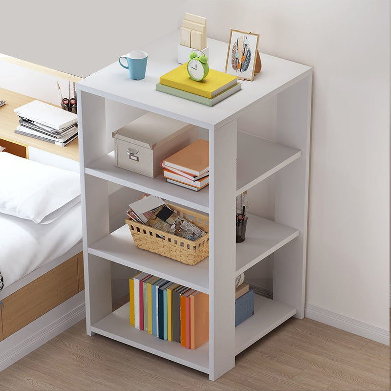 Gabinete de noche de 12 "de madera de madera moderna de 12" de ancho con estante