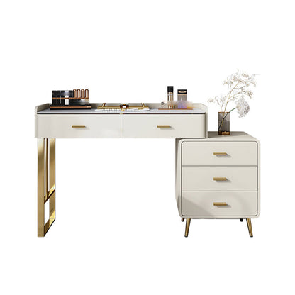 Tavolo da toeletta da toeletta per vanity beige glam tavolo da top di toeletta