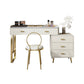 Tavolo da toeletta da toeletta per vanity beige glam tavolo da top di toeletta