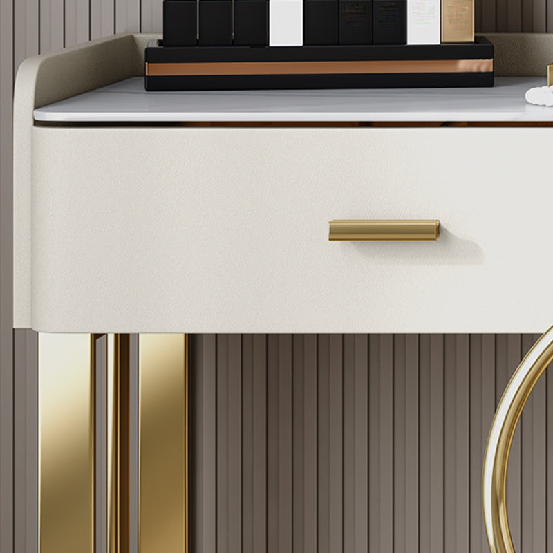 Tavolo da toeletta da toeletta per vanity beige glam tavolo da top di toeletta