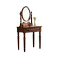 Traditional Style Solid Wood with Drawers White/dark Coffee/walnut Dressing Table Clearhalo 'Bedroom Furniture' 'furn' 'furn_makeup_vanities' 'Furniture' 'Makeup Vanities' 'makeup_vanities' 5362098