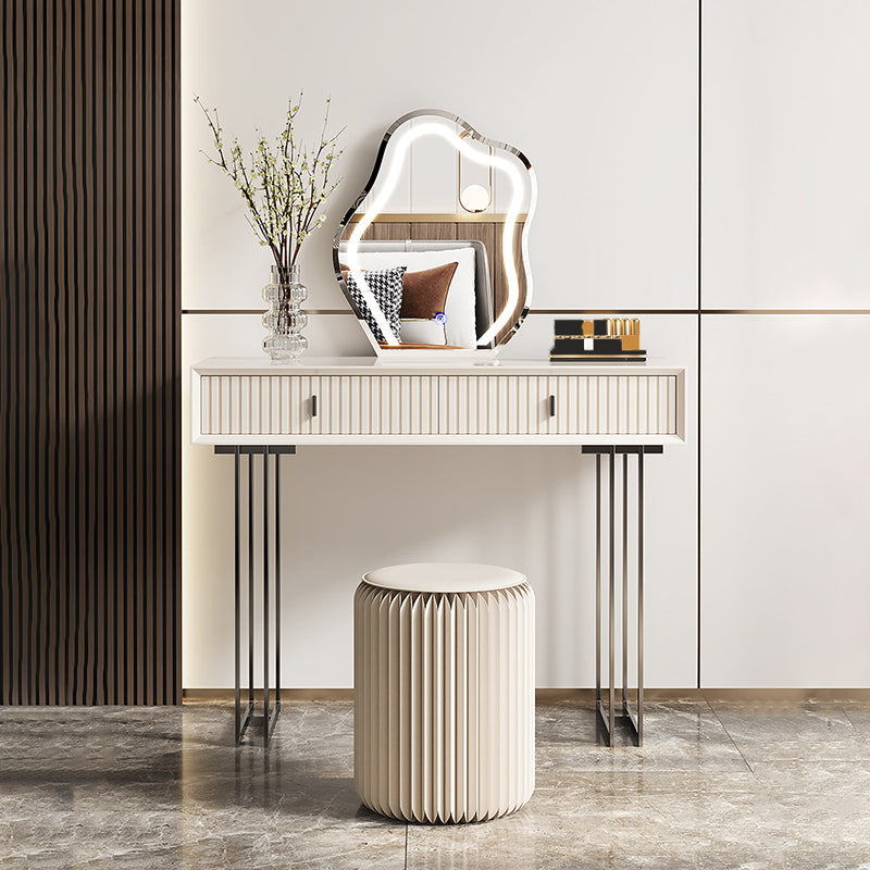 Vanité de maquillage en bois moderne