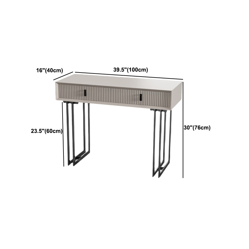 Vanité de maquillage en bois moderne
