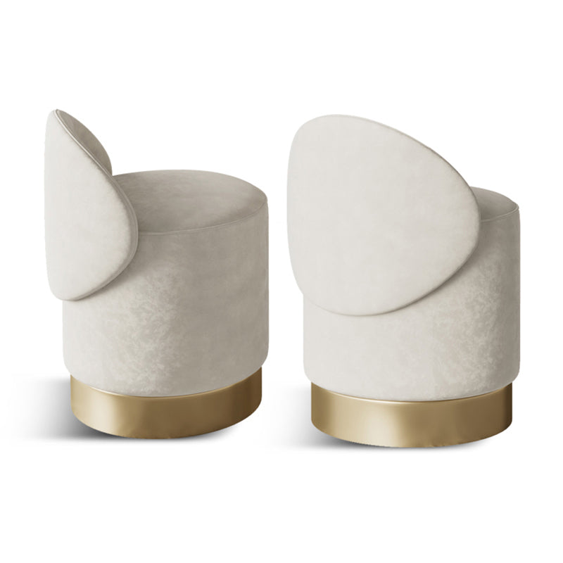 Glam White and Gold Makeup Vanity Set Slate Make-up Vanity with 2 Drawers Clearhalo 'Bedroom Furniture' 'furn' 'furn_makeup_vanities' 'Furniture' 'Makeup Vanities' 'makeup_vanities' 5362273