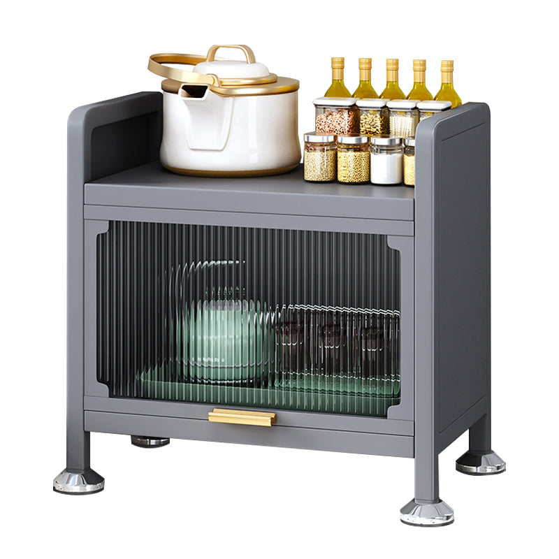 Sideboard glam sideboard da pranzo in legno grigio con porte per soggiorno