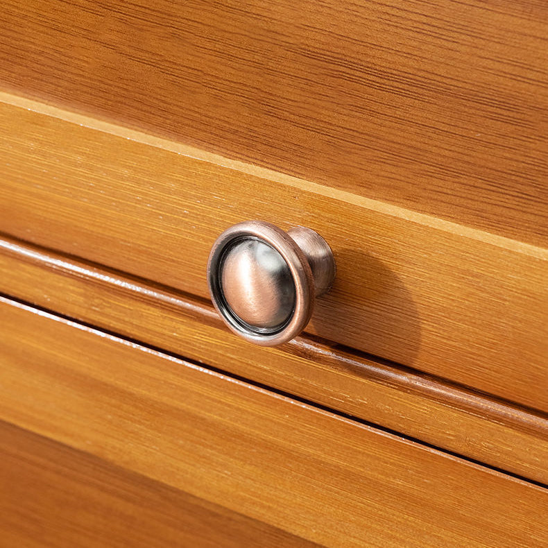 Sideboard moderna di bambù marrone Sideboard da pranzo con porta per soggiorno