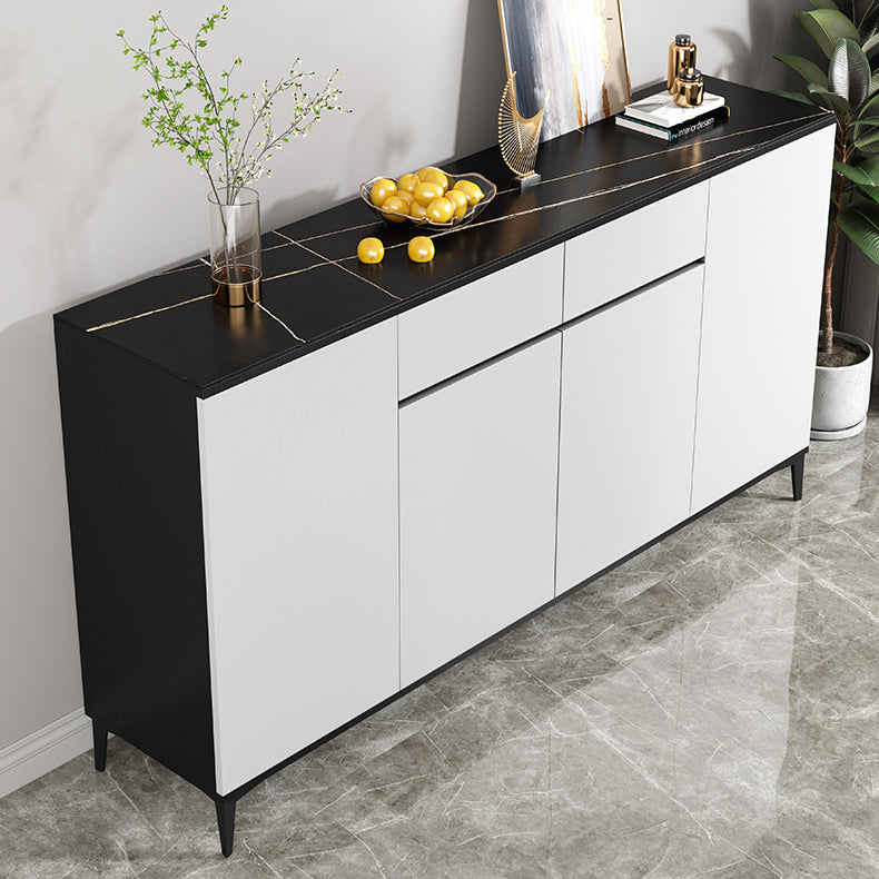 Glam Sideboard Porta bianca e cassetto sideboard per soggiorno per soggiorno