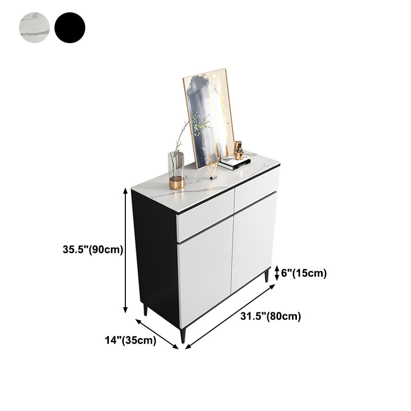 Glam Sideboard Porta bianca e cassetto sideboard per soggiorno per soggiorno