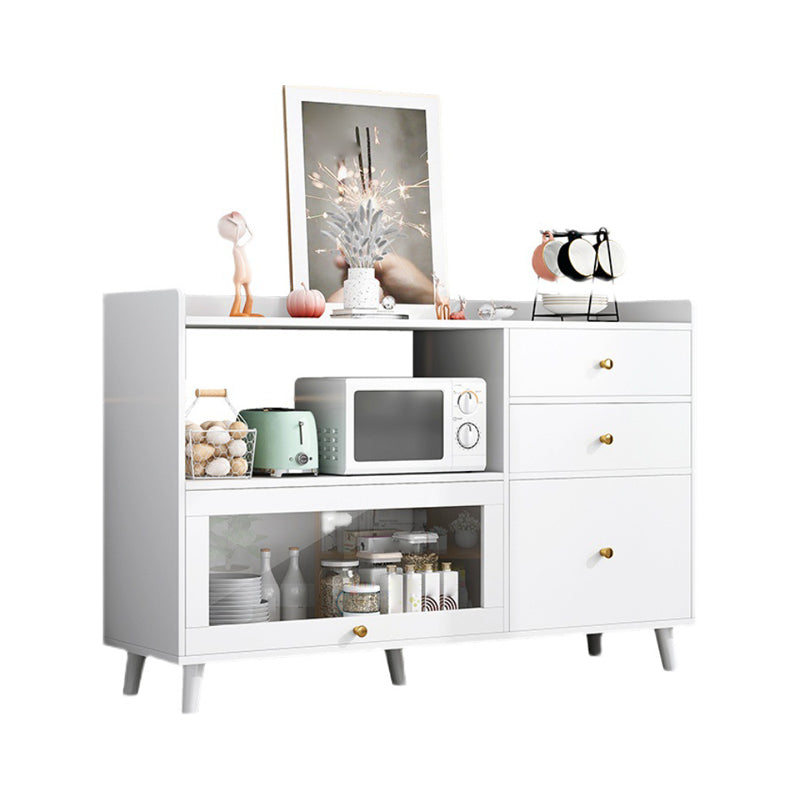 Moderno cassetto della credenza in legno con sideboard della porta per soggiorno