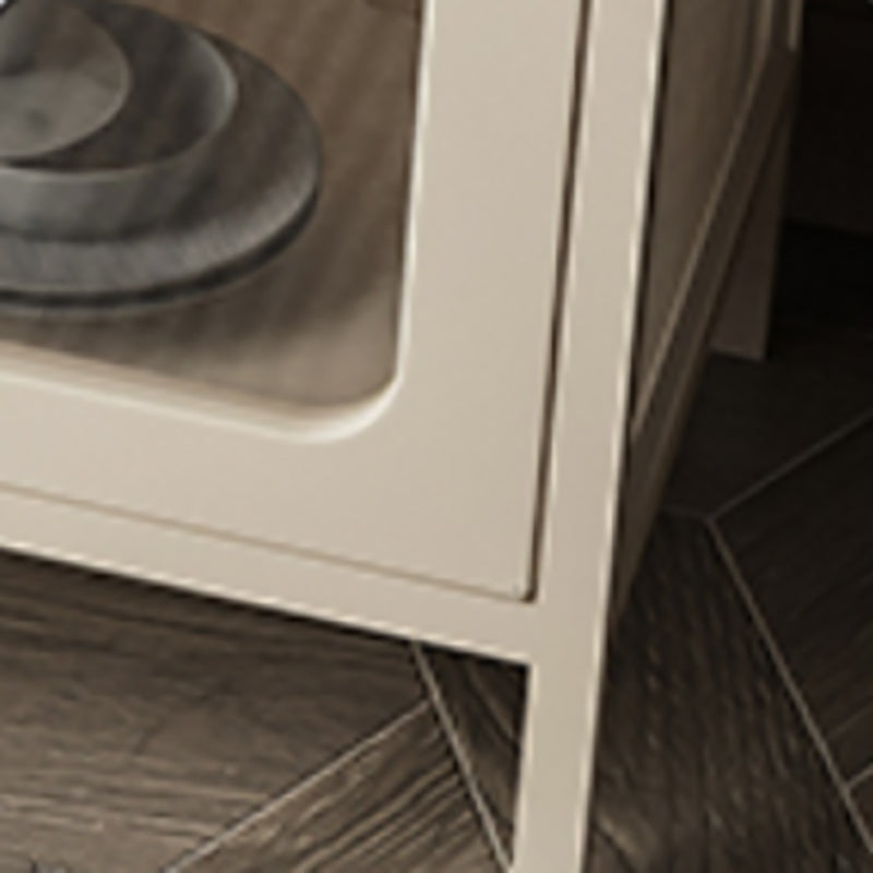 Gabinetto del salotto del soggiorno in ferro mobile moderno server moderno con porta di vetro e conservazione