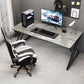 Rectangular Stone Top Writing Desk Modern Style Metal Legs Desk for Office Clearhalo 'furn' 'furn_office_desk' 'Furniture' 'Office Desks' 'Office Furniture' 'office_desk' 5368051