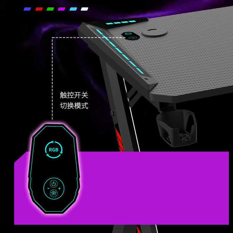 Escritorio de juego de forma gratuita contemporánea escritorio de madera fabricado para la oficina