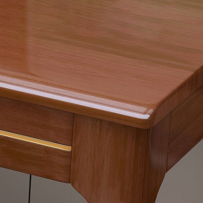 Rubberwood Storage and Drawers Writing Desk Rectangular Office Desk without Chair Clearhalo 'furn' 'furn_office_desk' 'Furniture' 'Office Desks' 'Office Furniture' 'office_desk' 5368181