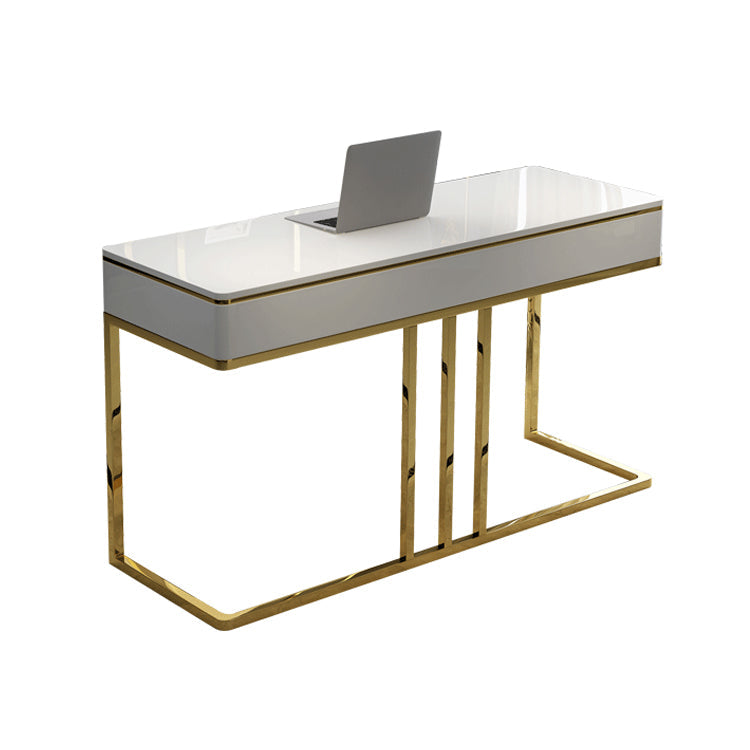 Descrito de la oficina de 1 cortesía de Glam Style Metal Writing Writing Desk for Office
