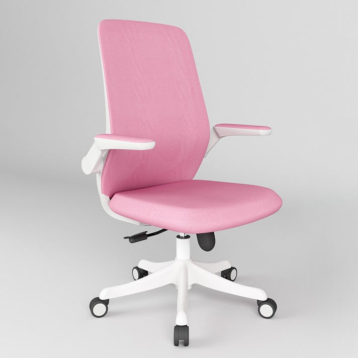 Moderne en eigentijdse bureaustoel Flip-Up Armlest High Back Ergonomic Taakstoel