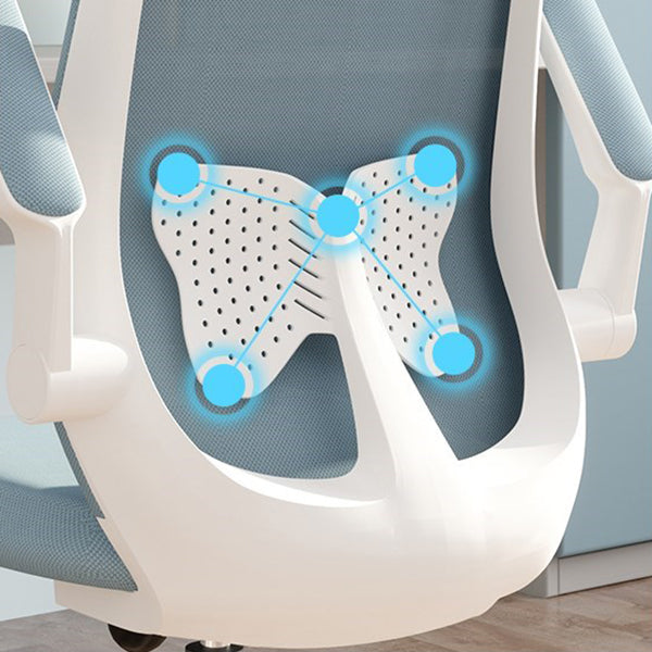 Moderne en eigentijdse bureaustoel Flip-Up Armlest High Back Ergonomic Taakstoel