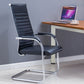 Moderner schwarzer Lederschalter Stuhl mit Mid Back und High Back Home Office Stuhl