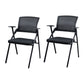 Mesh Mid Back Conference Chair Contemporary Ergonomic Arms Office Chair Black Without Writing Pad 2 Piece Set Clearhalo 'furn' 'furn_office_chair' 'Furniture' 'Office Chairs' 'Office Furniture' 'office_chair' 5368415