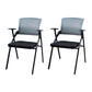 Mesh Mid Back Conference Chair Contemporary Ergonomic Arms Office Chair Black-Gray Without Writing Pad 2 Piece Set Clearhalo 'furn' 'furn_office_chair' 'Furniture' 'Office Chairs' 'Office Furniture' 'office_chair' 5368427