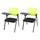 Mesh Mid Back Conference Chair Contemporary Ergonomic Arms Office Chair Green-Black Small Writing Pad 2 Piece Set Clearhalo 'furn' 'furn_office_chair' 'Furniture' 'Office Chairs' 'Office Furniture' 'office_chair' 5368440