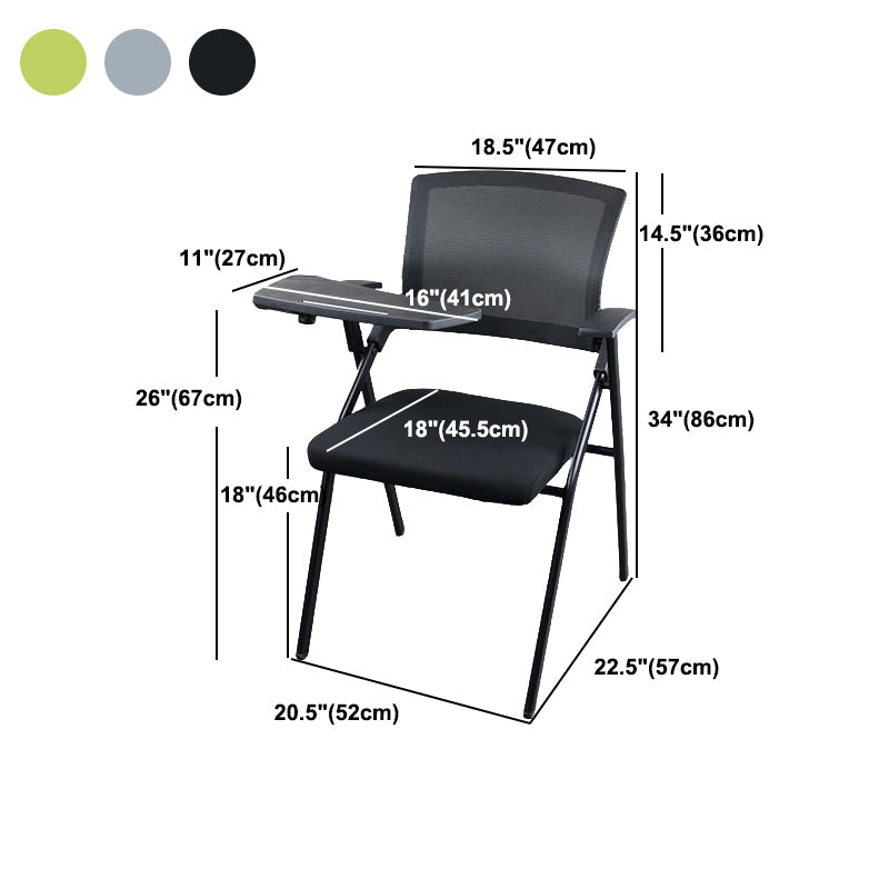 Mesh Mid Back Conference Chair Contemporary Ergonomic Arms Office Chair Clearhalo 'furn' 'furn_office_chair' 'Furniture' 'Office Chairs' 'Office Furniture' 'office_chair' 5368443