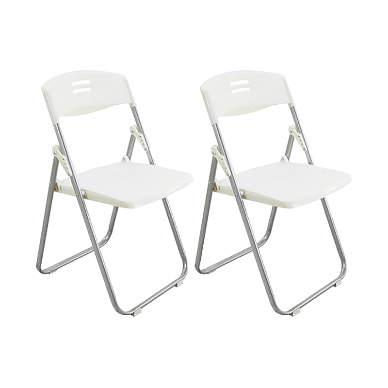 Moderne armloze conferentiestoel Plastic Low Back Folding Chair