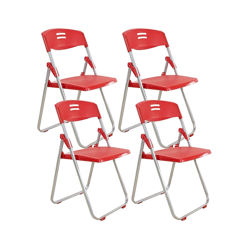 Moderne armloze conferentiestoel Plastic Low Back Folding Chair