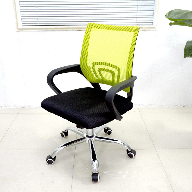 Fixed Arms Office Chair Contemporary Mid Bap Home Task Stuhl