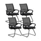 Fixed Arms Office Chair Contemporary Mid Bap Home Task Stuhl