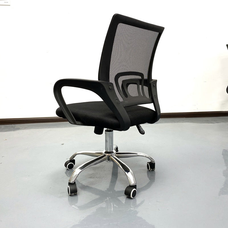 Fixed Arms Office Chair Contemporary Mid Bap Home Task Stuhl