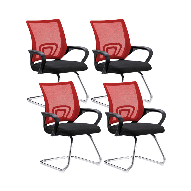 Fixed Arms Office Chair Contemporary Mid Bap Home Task Stuhl